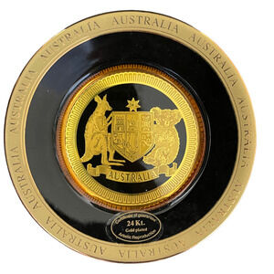 AUSTRALIA 6 inch 24K gold plate